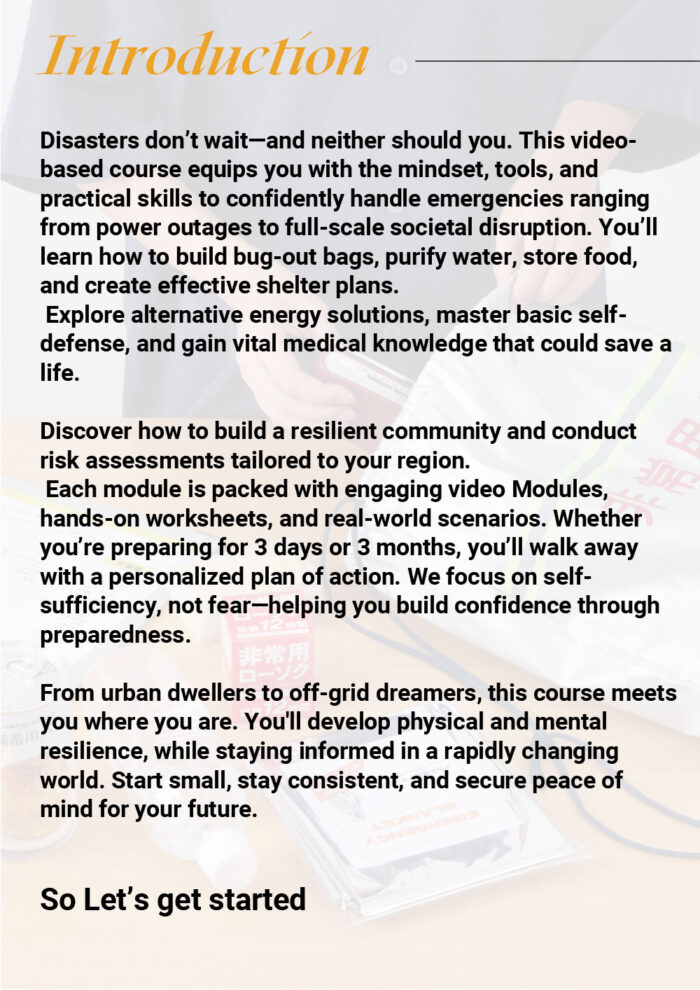 The Ultimate Prepper's Course - Image 3