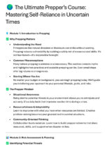 The Ultimate Prepper's Course - Image 4